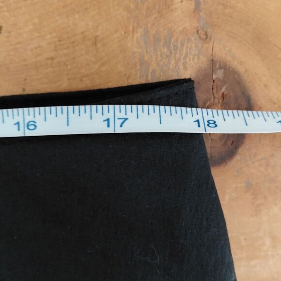 Royal Robbins Size 12 Black Fit and Flare Knee-Length Cargo Skirt with Ruffle - Picture 8 of 11